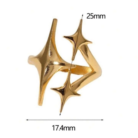 Starlite gold ring - Picture 3 of 3